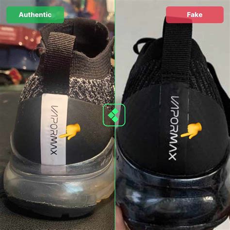 replica vs authentic nike vaporma|nike vapormax fake shoes.